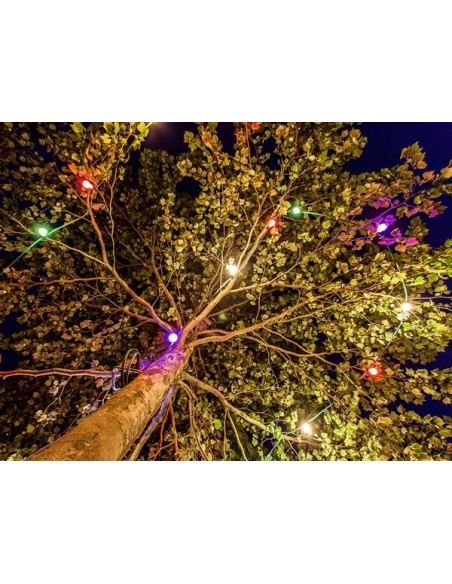 VELLEMAN LED PARTY CHAIN GUIRNALDA EXTERIOR 20 LED E27 MULTI