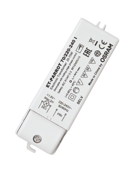 OSRAM ET-PARROT 70/220-240 TRANSFORMADOR 12V 20-70W