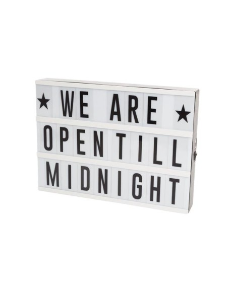 Perel light box con letras 30cm