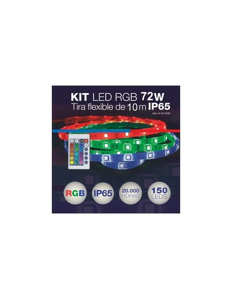 Electro DH 81.027/RGB tira led 10 metros RGB con mando