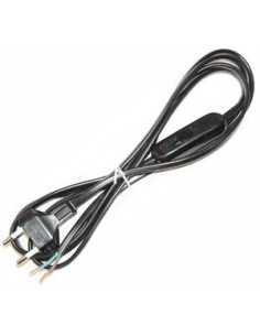 Electro dh 11.578/n kit cable 2 metros negro con macho e...