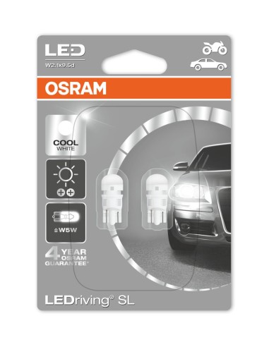 Osram lámpara auto/moto led wedge 12v 1w cw