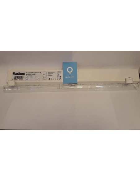 Radium kristaline linestra clara 50cm 2 casquillos 230v 60w S14s