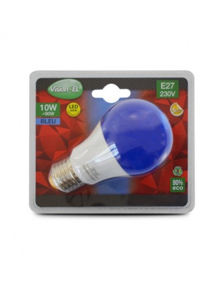 VISION-EL STANDARD LED AZUL 230V 10W E27