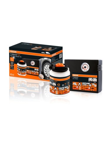 OSRAM TYRESEAL KIT REPARADOR PINCHAZOS CON BOMBA DE INFLADO