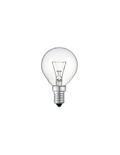 BOMBILLA INCANDESCENTE ESFERICA CLARA 230V 60W E14