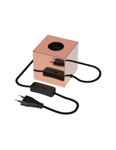 Calex 841020 lámpara sobremesa color cobre casquillo E27 con cable