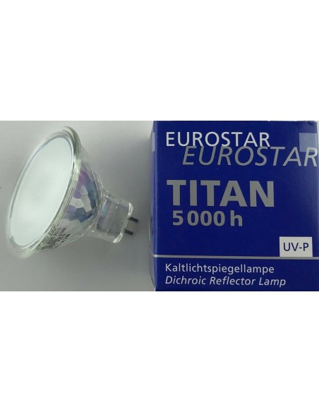 BLV 185381 titan halógena mr16 cristal mate 12v 35w 30º GU5.