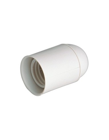 Electro DH casquillo E27 liso color blanco 12.092/B