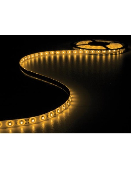 TIRA LED COLOR AMARILLO 5 METROS IP66 24V 48W 120 LED/METRO