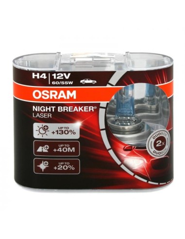 Osram h4 night breaker laser 12v 60/55w P43t