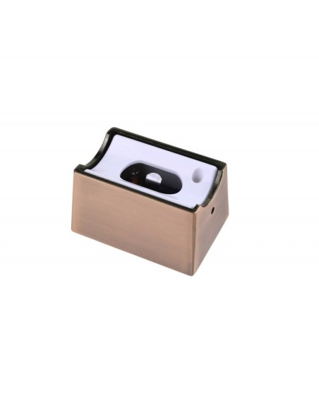 Perluci 20124 portalinestras metálico en cobre para linestra de 1 casquillo S14d