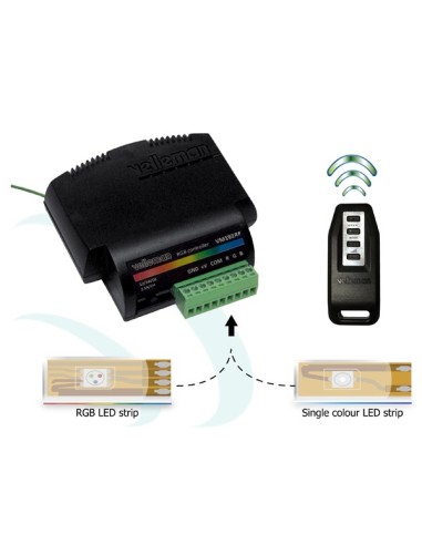 Vellerman vm192 rf controlador rgb led versión...