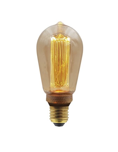 Laes 990386 led regulable vintage ámbar 220V 3,5W 1800K E27