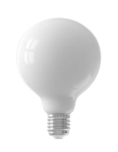 Calex 1101008201 globo led 80mm opal 220v 7w 2700k E27