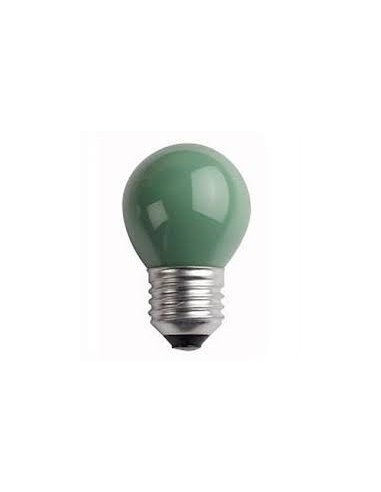 Orbitec 007241 incandescente esférica color verde 240v 25w E27