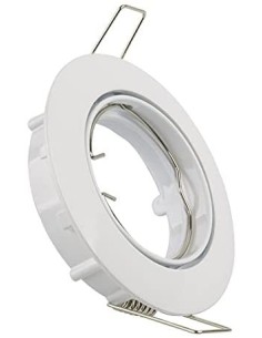ARO REDONDO BASCULANTE COLOR BLANCO MATE