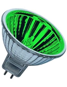 BLV 186151 halógena mr16 color verde 12v 50w 36º GU5.3