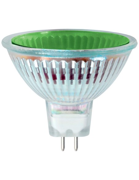 HALOGENA MR16 COLOR VERDE 12V 50W 13º GU5.3