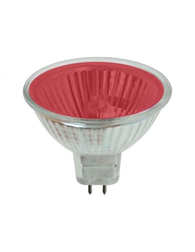 BLV 186253 MR16 color rojo 12V 50W 12º GU5.3