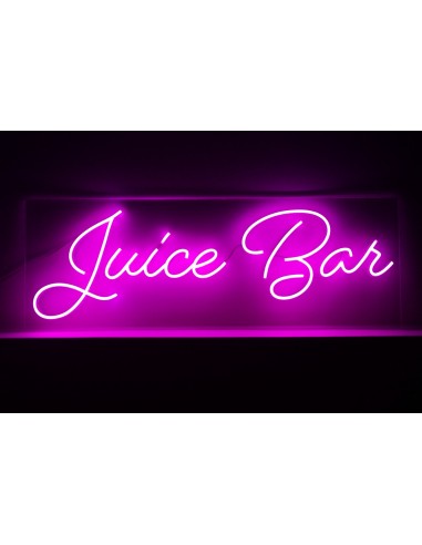 NEON LED JUICE BAR 100 X 35 CM ROSA