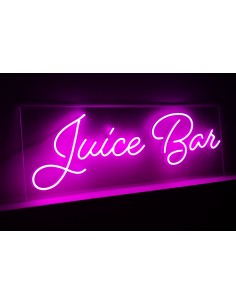 NEON LED JUICE BAR 100 X 35 CM ROSA 2