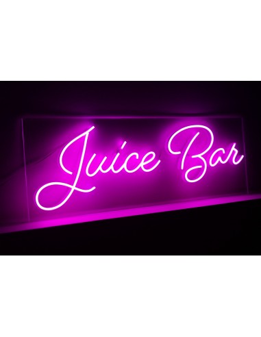 NEON LED JUICE BAR 100 X 35 CM ROSA