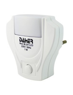 ELECTRO DH LUZ NOCHE LED 1W COLOR VERDE