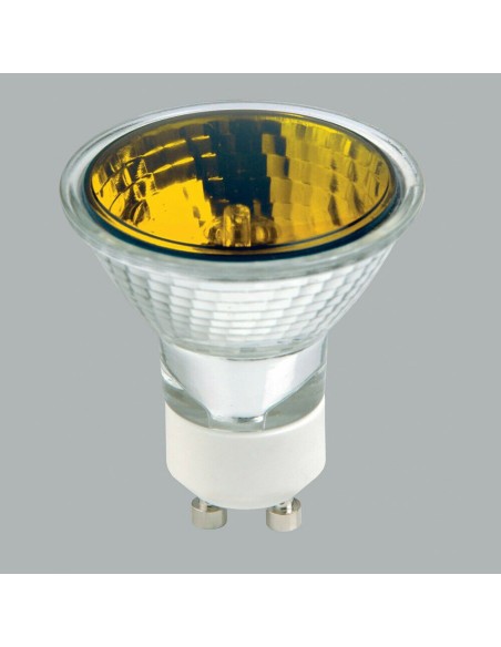 Halógena par16 color amarillo 230v 35w GU10
