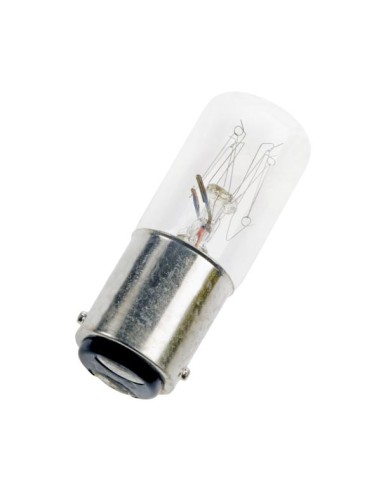 Alce Incandescente tubular clara 45 X 17mm 260V 5W Bay15d