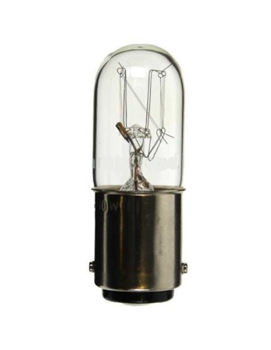 INCANDESCENTE TUBULAR CLARA 54 X 16MM 240V 10W B15D