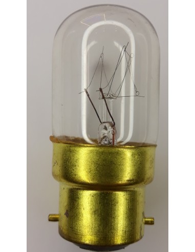 Incandescente tubular 60 X 27mm 280V 10W Bay22d