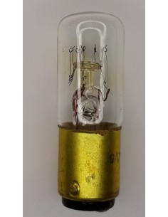 Alce incandescente tubular 45x17mm 220v 10w Bay15d