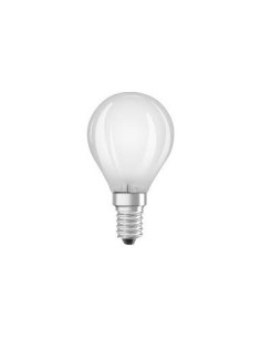 Bombilla incandescente esférica mate 230V 60W E14