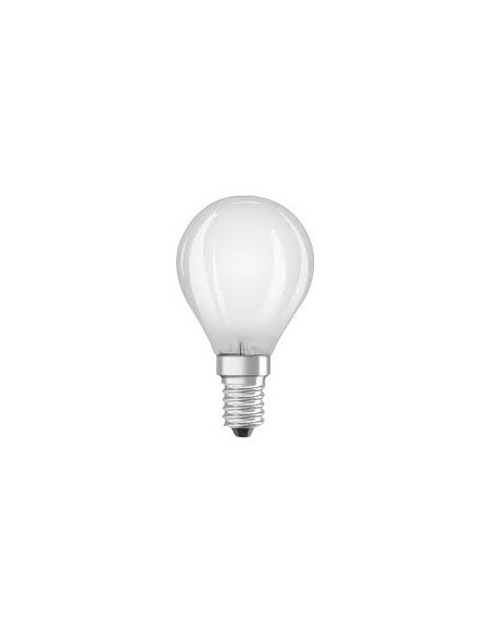 Bombilla incandescente esférica mate 230V 60W E14