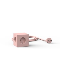 AVOLT 1 ROSA BASE CUBO 3 ENCHUFES TOMA DE TIERRA + 2 USB 2