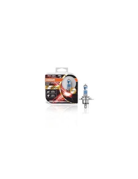 OSRAM H4 NIGHT BREAKER 200 BLISTER 2X 12V 60/55W