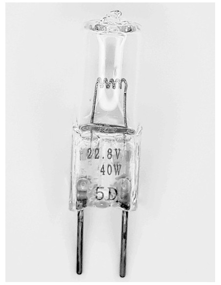 Ovalamp JC halógena bipin 22,8V 40W G6.35