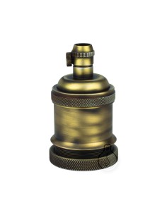 Amarcords AH129 portalámparas E27 latón envejecido mate