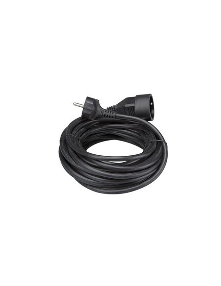 PEREL EC10-B ALARGADOR 10 METROS TOMA DE TIERRA COLOR NEGRO
