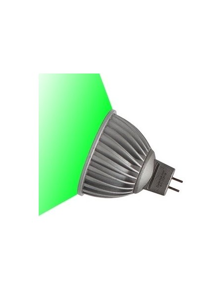 Impact MR16 led color verde 8-24V 5W 45º GU5.3