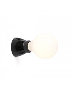 Faro 62301 aplique cerámico E27 modelo kera color negro