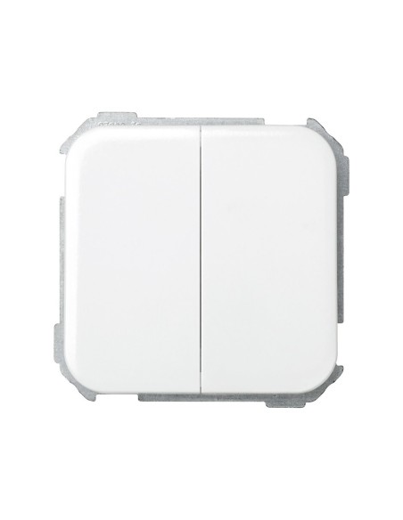 Simon 31398-30 interruptor doble blanco