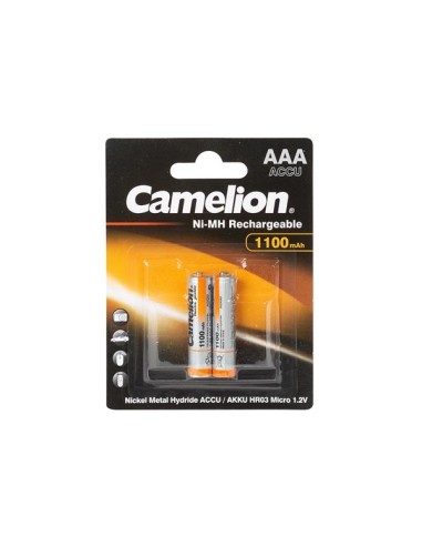 CAMELION BLISTER 2 PILAS AAA RECARGABLES 1,2V 1100MAH