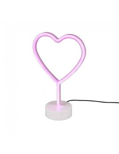 R55210101 Trio lámpara neón corazón led color rosa 230V 1,5W