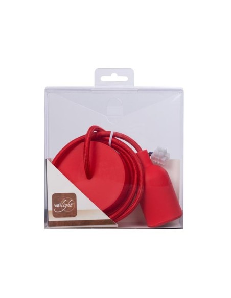 VELLIGHT LAMPARA DE TECHO DE DISEÑO COLOR ROJO E27