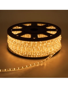 BOBINA 90 METROS CORDON LUMINOSO COLOR AMARILLO