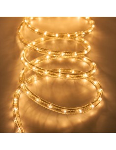 BOBINA 90 METROS CORDON LUMINOSO COLOR AMARILLO 2