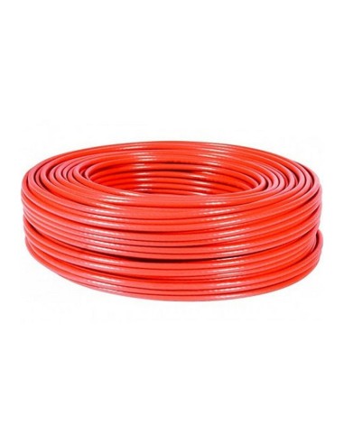 Cable electrico liso, plastico color rojo 2X0,75