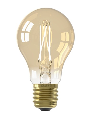 Calex 474517 standard led regulable gold 220V 6,5W 2100K E27
